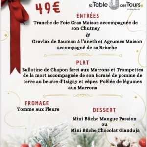 Menu de Fin d'Année 2025